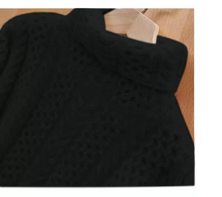 Mirla | Lyxig kashmir-rollkragepullover med rutmönster-Eva Jonsson