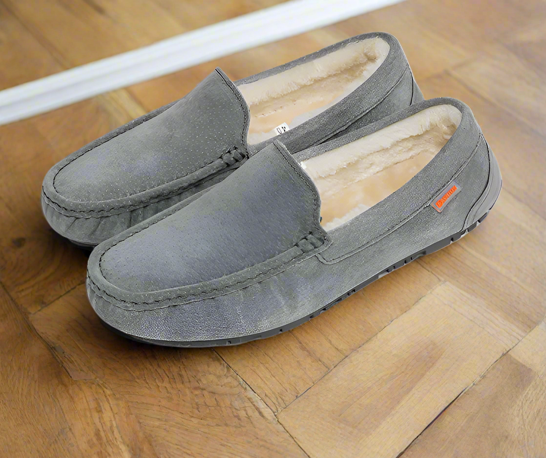 Mirla | Lyxiga Varma Fodrade Mokassinskor för Herrar-Eva Jonsson