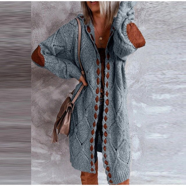 Mirla | Mellanhög hoodie kofta-Eva Jonsson