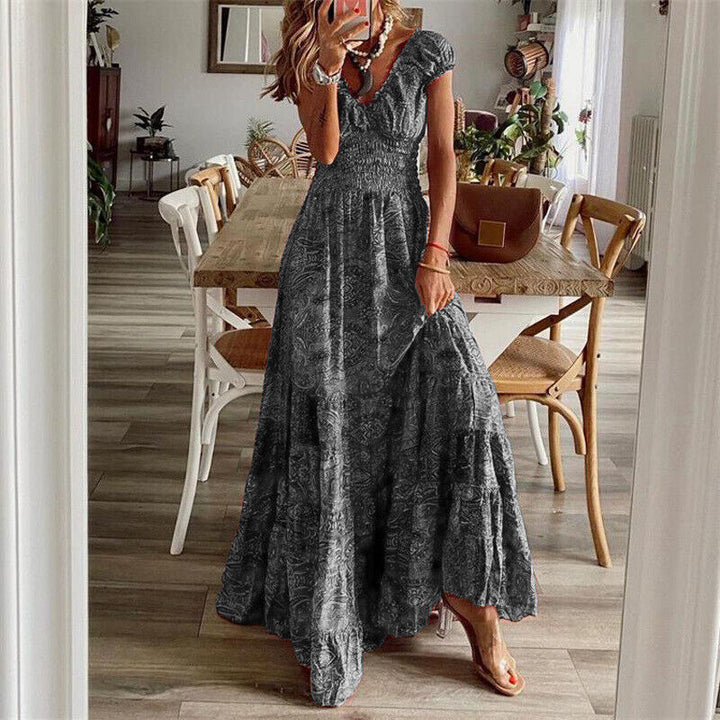 Mirla | Mer skräddarsydd långklänning i boho-stil-Eva Jonsson
