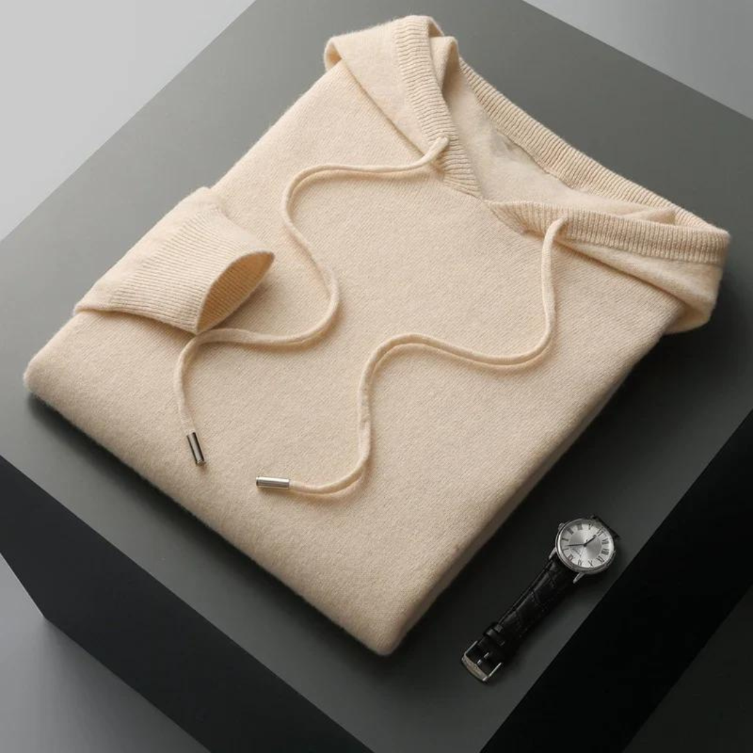 Mirla | Merino Stickad Hoodie-Eva Jonsson