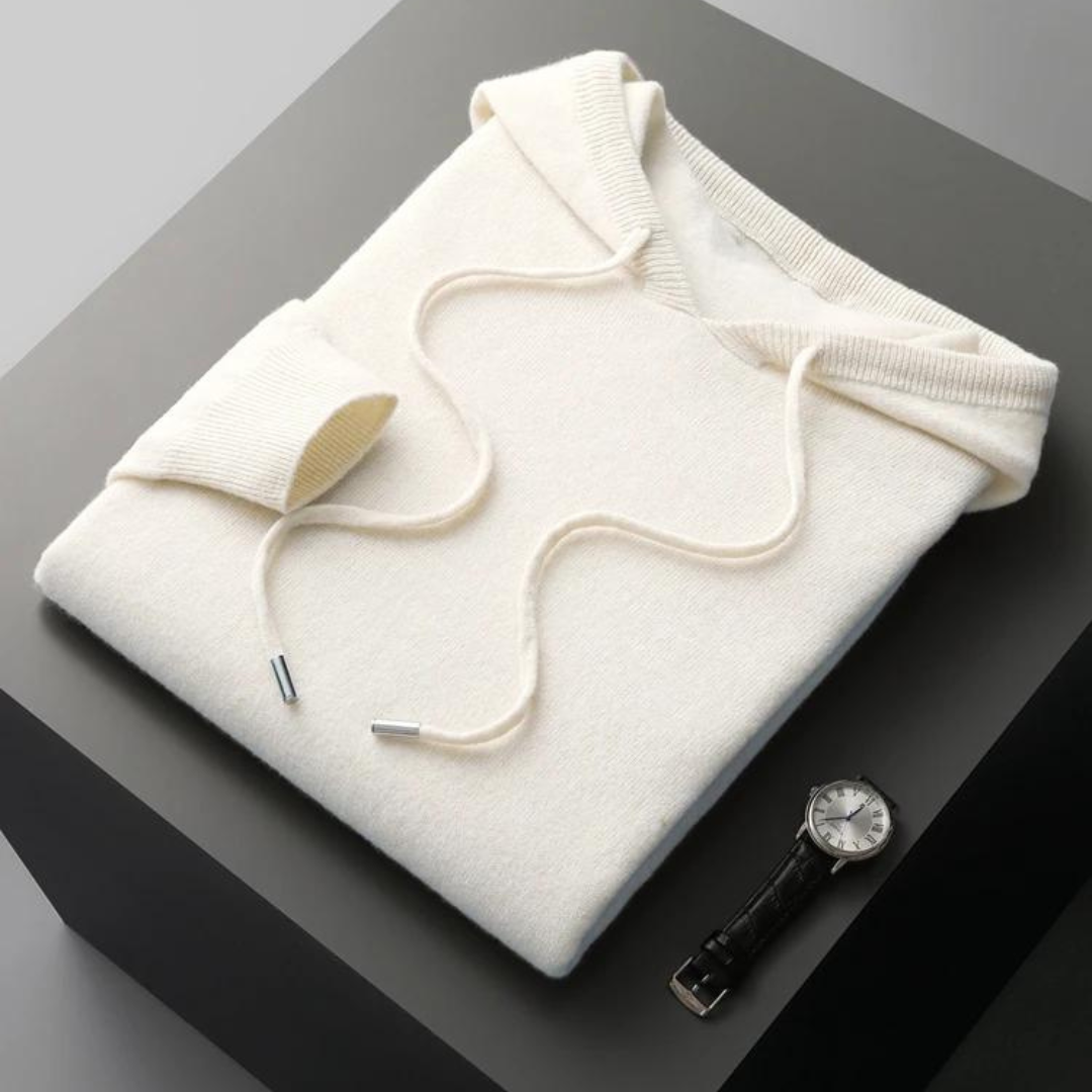 Mirla | Merino Stickad Hoodie-Eva Jonsson