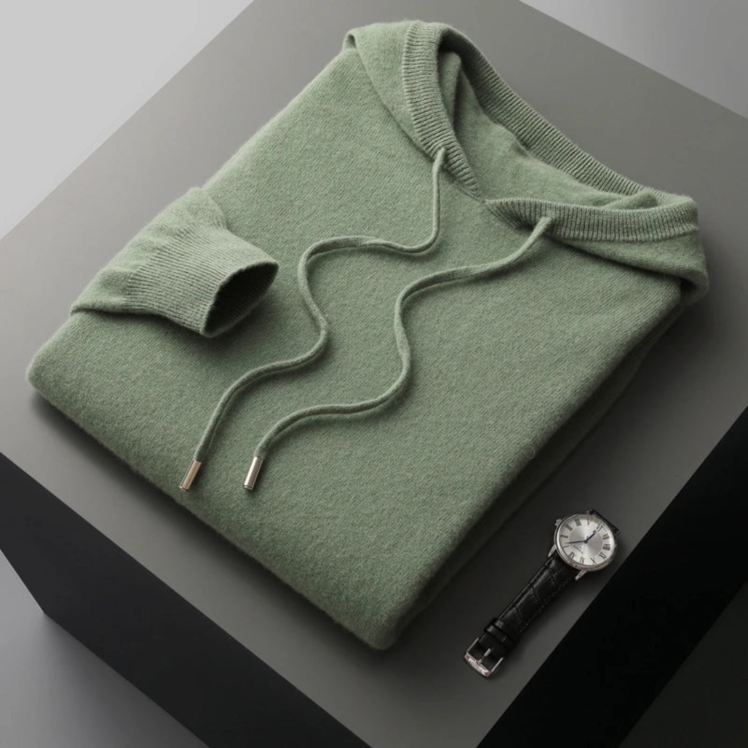 Mirla | Merino Stickad Hoodie-Eva Jonsson