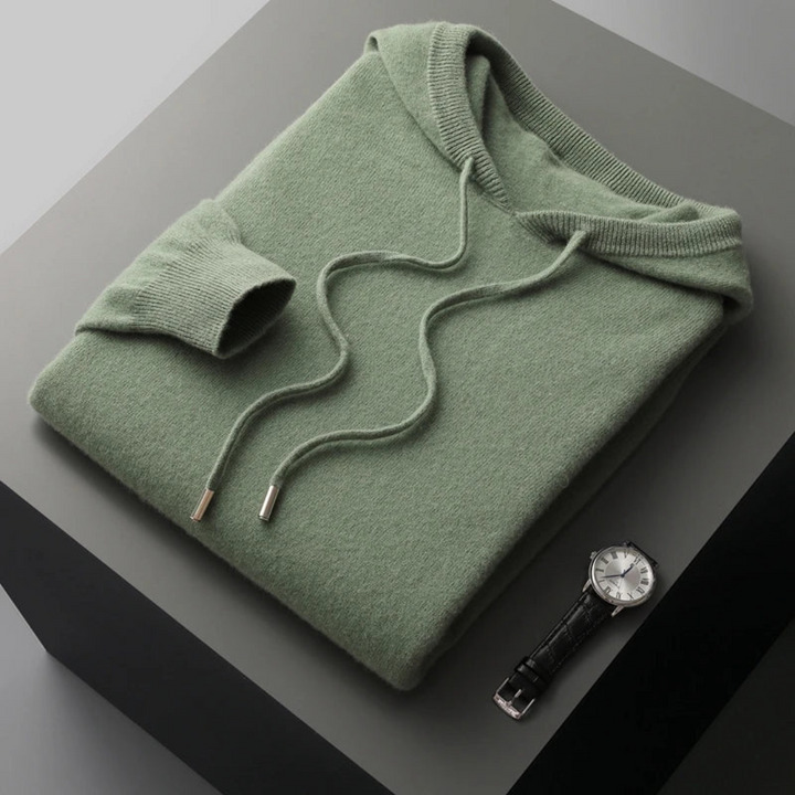 Mirla | Merino Stickad Hoodie-Eva Jonsson