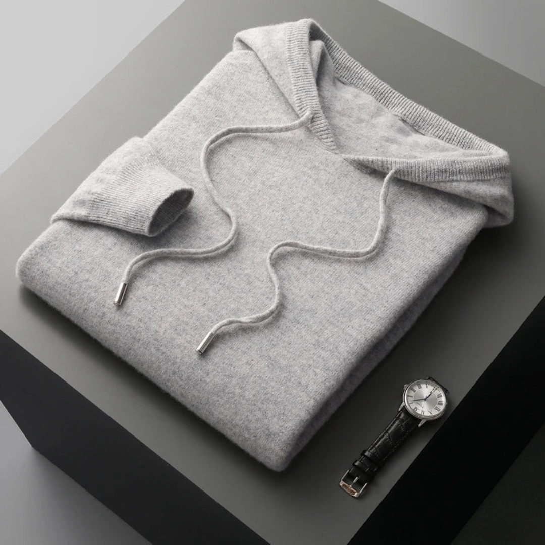 Mirla | Merino Stickad Hoodie-Eva Jonsson