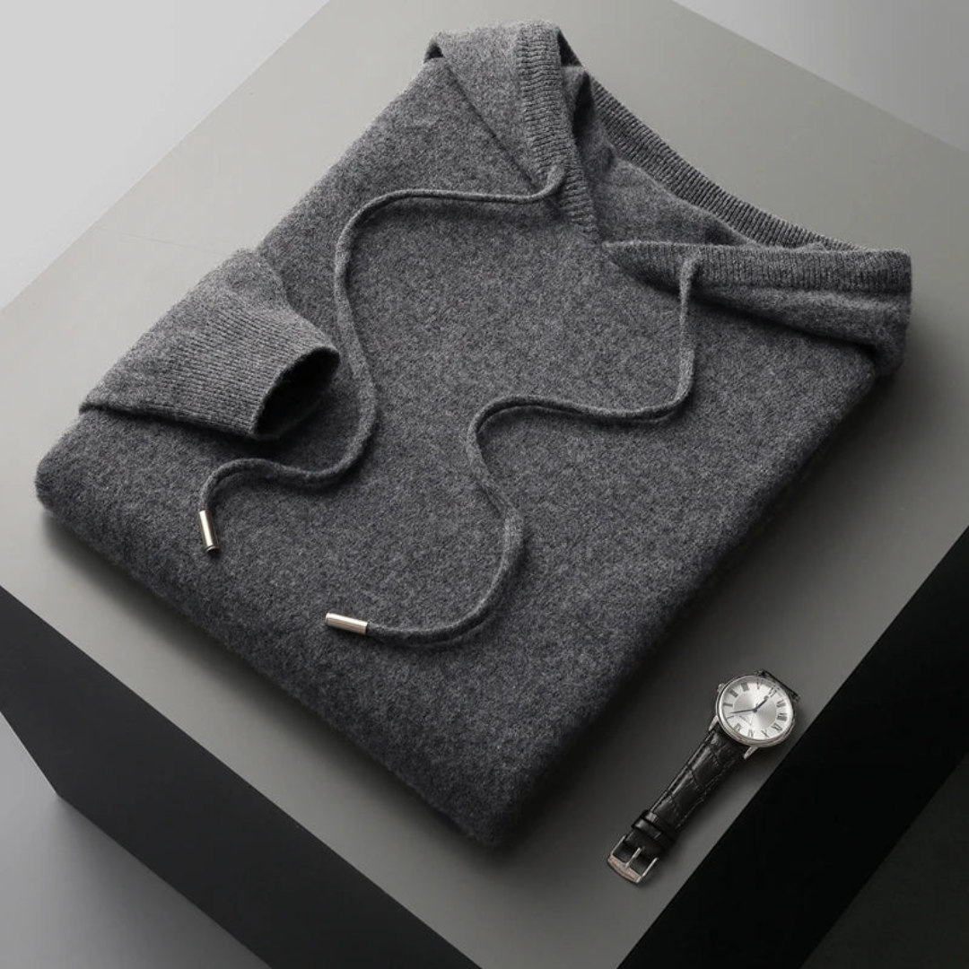 Mirla | Merino Stickad Hoodie-Eva Jonsson