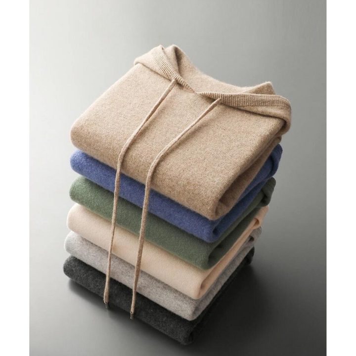 Mirla | Merino Stickad Hoodie-Eva Jonsson
