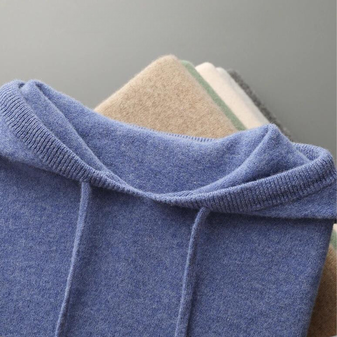 Mirla | Merino Stickad Hoodie-Eva Jonsson