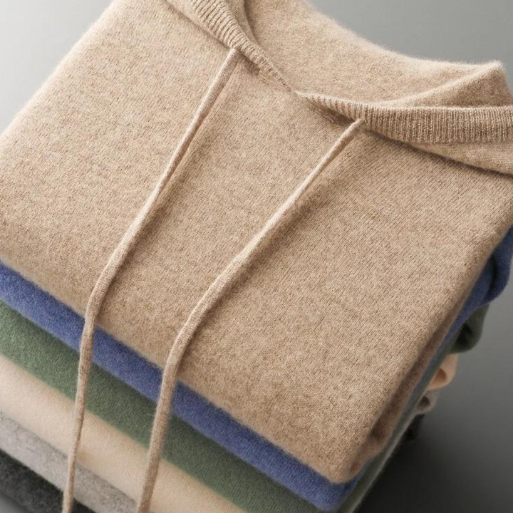 Mirla | Merino Stickad Hoodie-Eva Jonsson