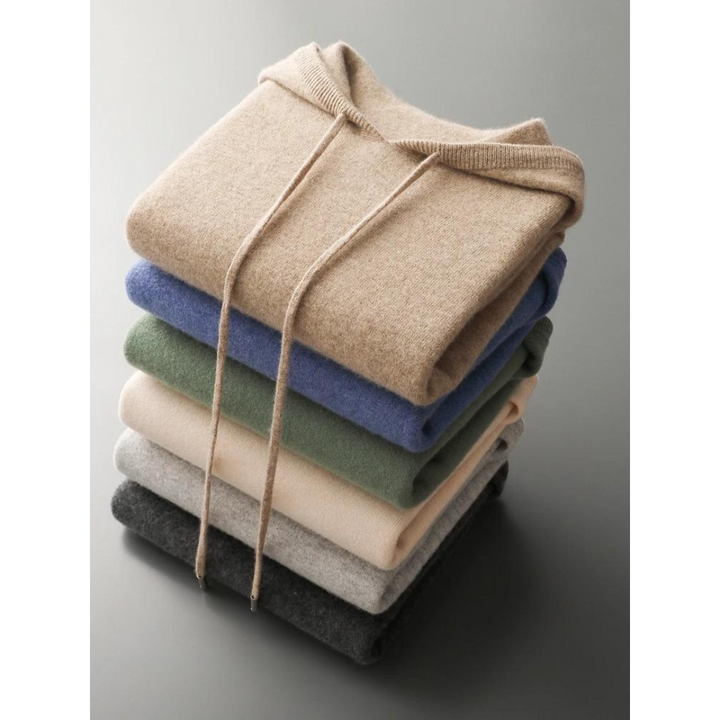 Mirla | Merino Stickad Hoodie-Eva Jonsson