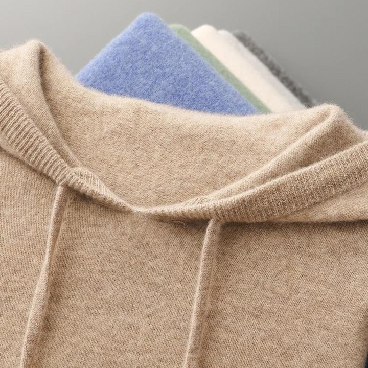 Mirla | Merino Stickad Hoodie-Eva Jonsson