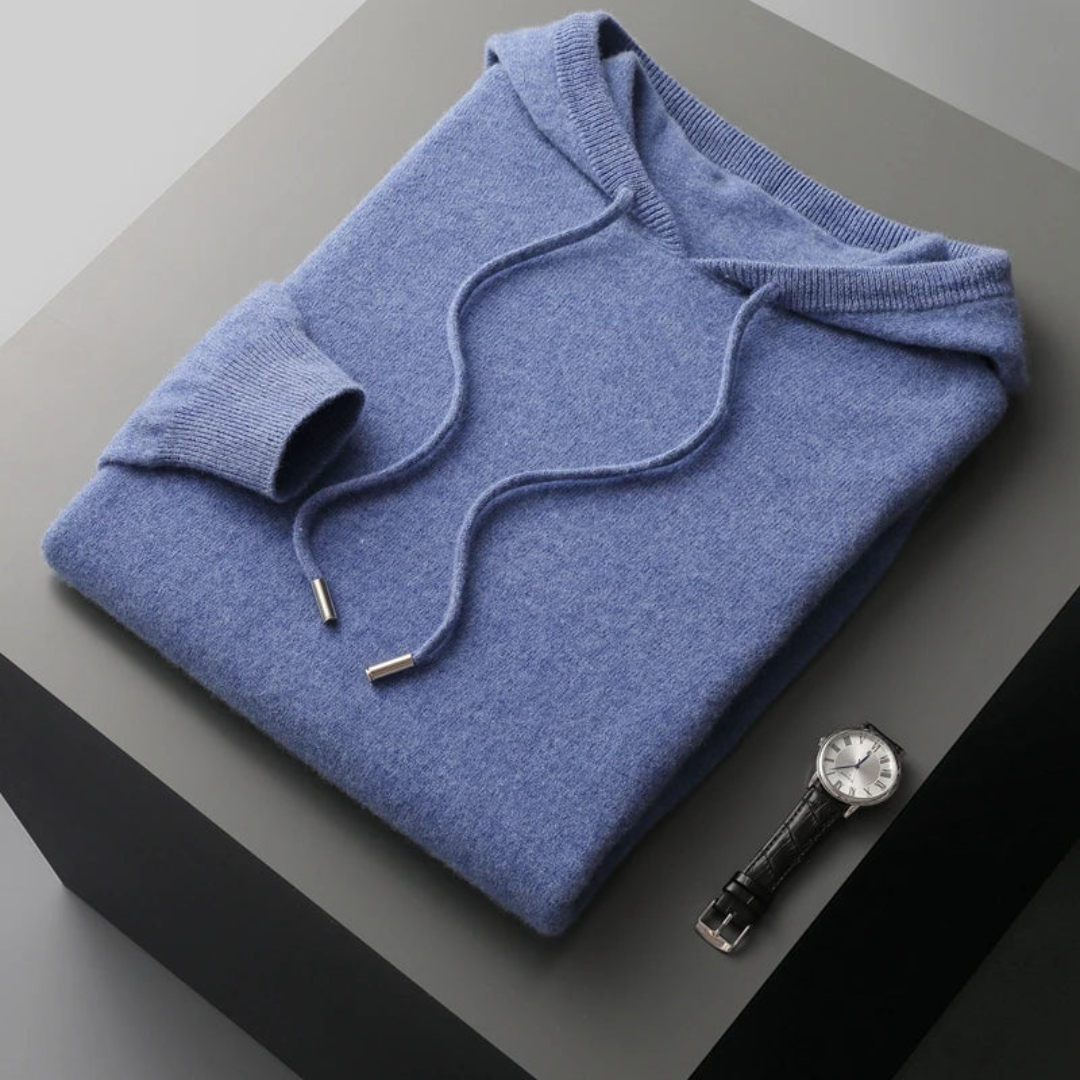 Mirla | Merino Stickad Hoodie-Eva Jonsson