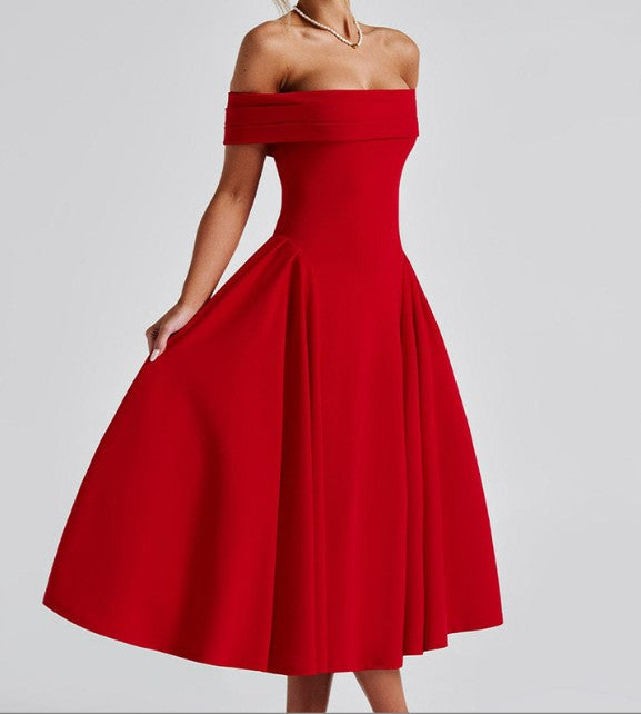 Mirla | Midi-klänning Elegant Blå-Eva Jonsson