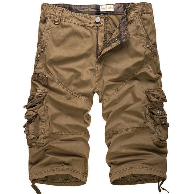 Mirla | Militäriska Cargo Shorts för Herrar-Eva Jonsson