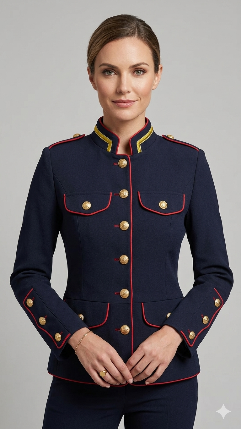 Mirla | Militärjacka i bomull-Eva Jonsson