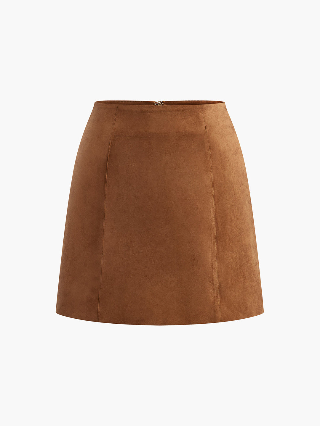 Mirla | Minimalist Mocka Mini Kjol-Eva Jonsson
