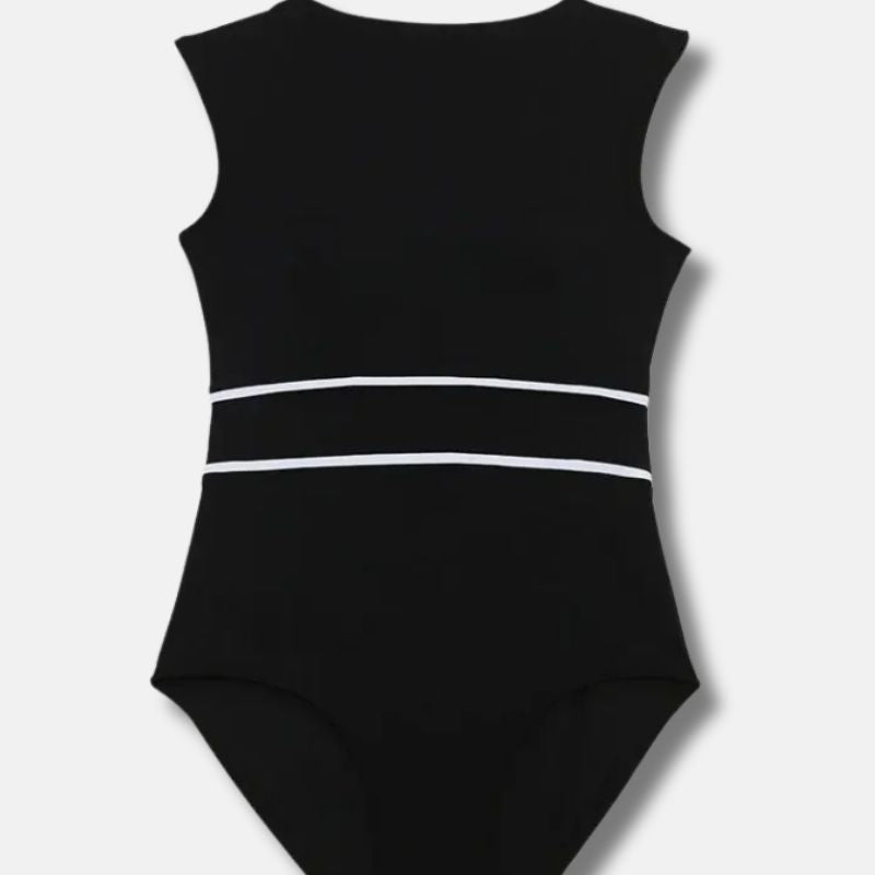 Mirla | Minimalistisk svart enpiece baddräkt-Eva Jonsson