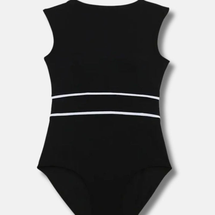 Mirla | Minimalistisk svart enpiece baddräkt-Eva Jonsson
