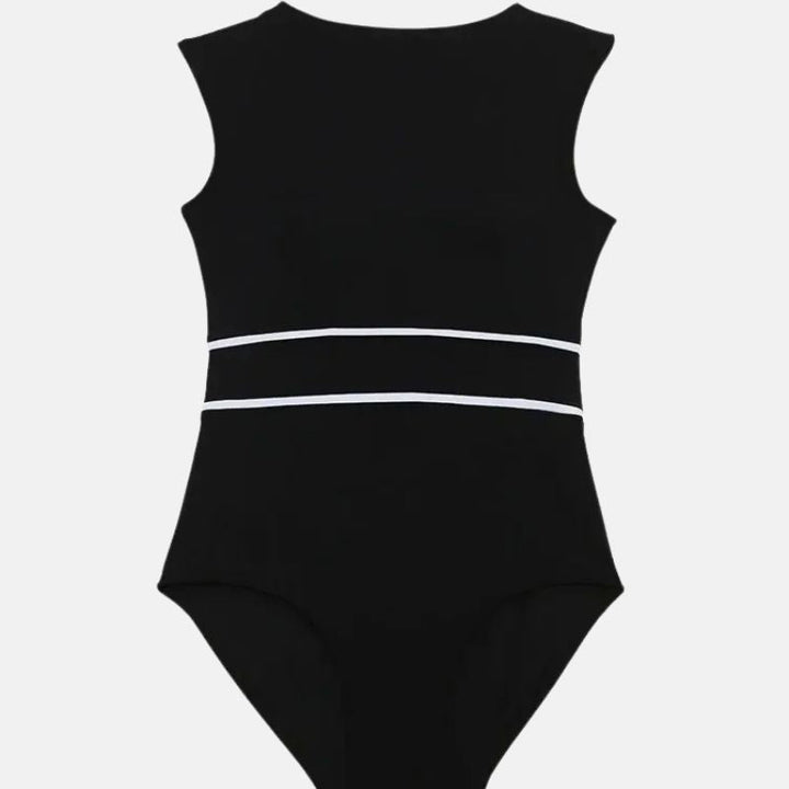 Mirla | Minimalistisk svart enpiece baddräkt-Eva Jonsson