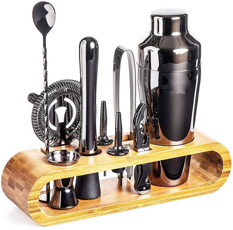 Mirla | MixArt Metallisk Barset | Elegant Cocktail- och Bartender-set | Perfekta drycker gjort enkelt-Eva Jonsson