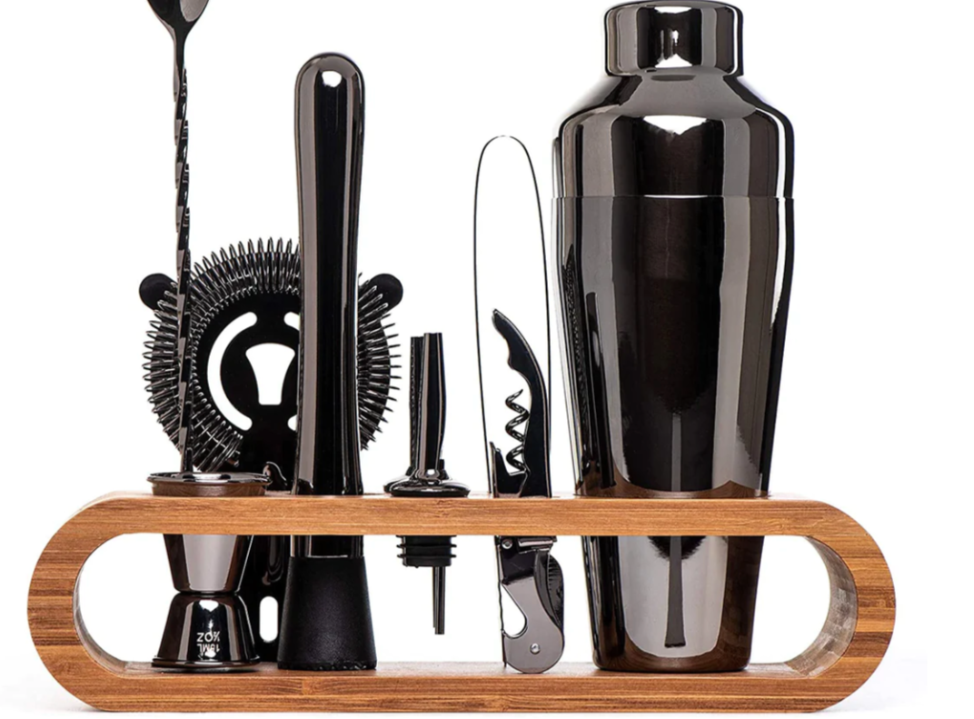 Mirla | MixArt Metallisk Barset | Elegant Cocktail- och Bartender-set | Perfekta drycker gjort enkelt-Eva Jonsson