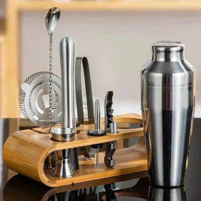 Mirla | MixArt Metallisk Barset | Elegant Cocktail- och Bartender-set | Perfekta drycker gjort enkelt-Eva Jonsson