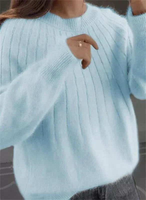 Mirla | Mjuk cashmere stickad tröja för damer - Varm och lyx-Eva Jonsson