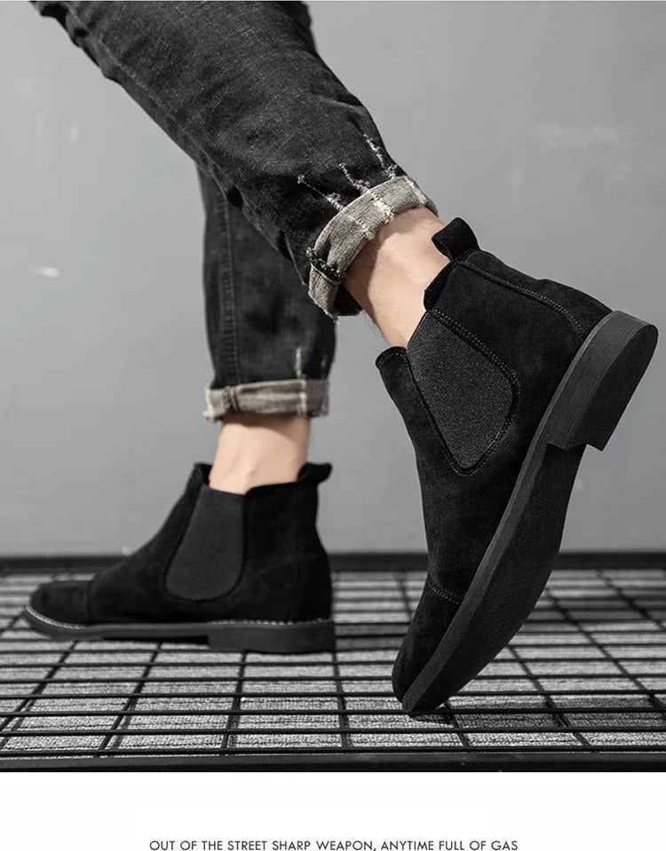 Mirla | Mocka Chelsea Boots för Herrar Stilig & Hållbar-Eva Jonsson