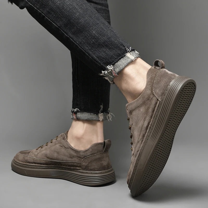 Mirla | Mocka Låg Top Sneaker-Eva Jonsson