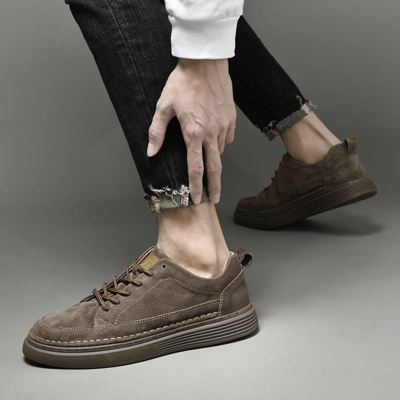 Mirla | Mocka Låg Top Sneaker-Eva Jonsson