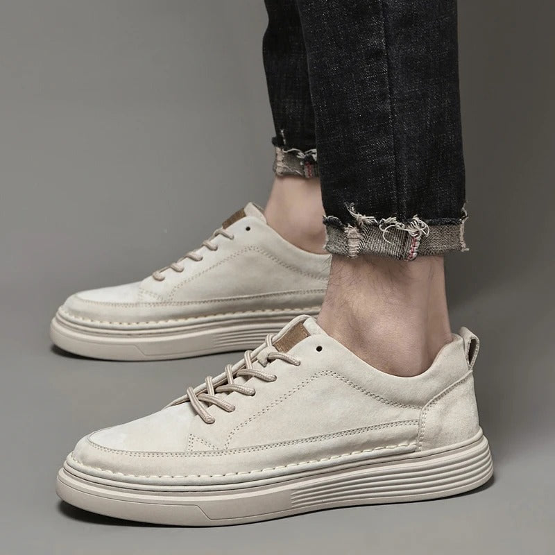 Mirla | Mocka Låg Top Sneaker-Eva Jonsson