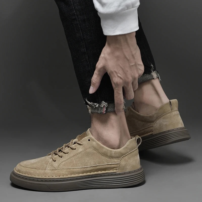 Mirla | Mocka Låg Top Sneaker-Eva Jonsson