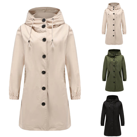Mirla | Mode Lång Trenchcoat Dam-Eva Jonsson