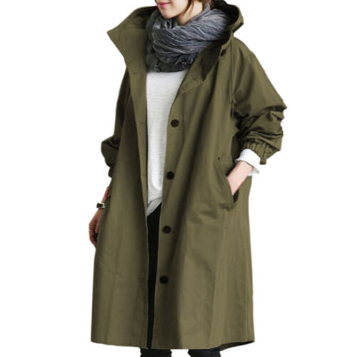 Mirla | Mode Lång Trenchcoat Dam-Eva Jonsson