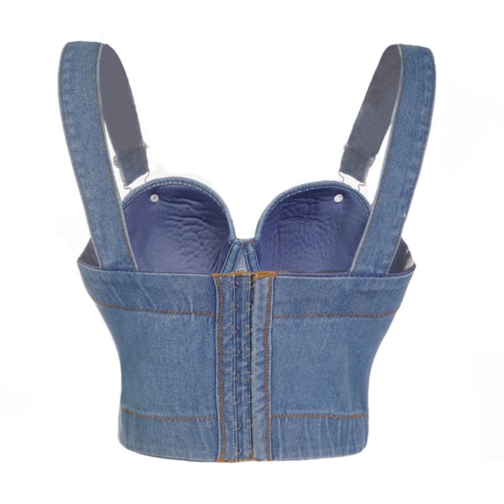 Mirla | Mode Sexiga Jeans Dam Kort Topp-Eva Jonsson