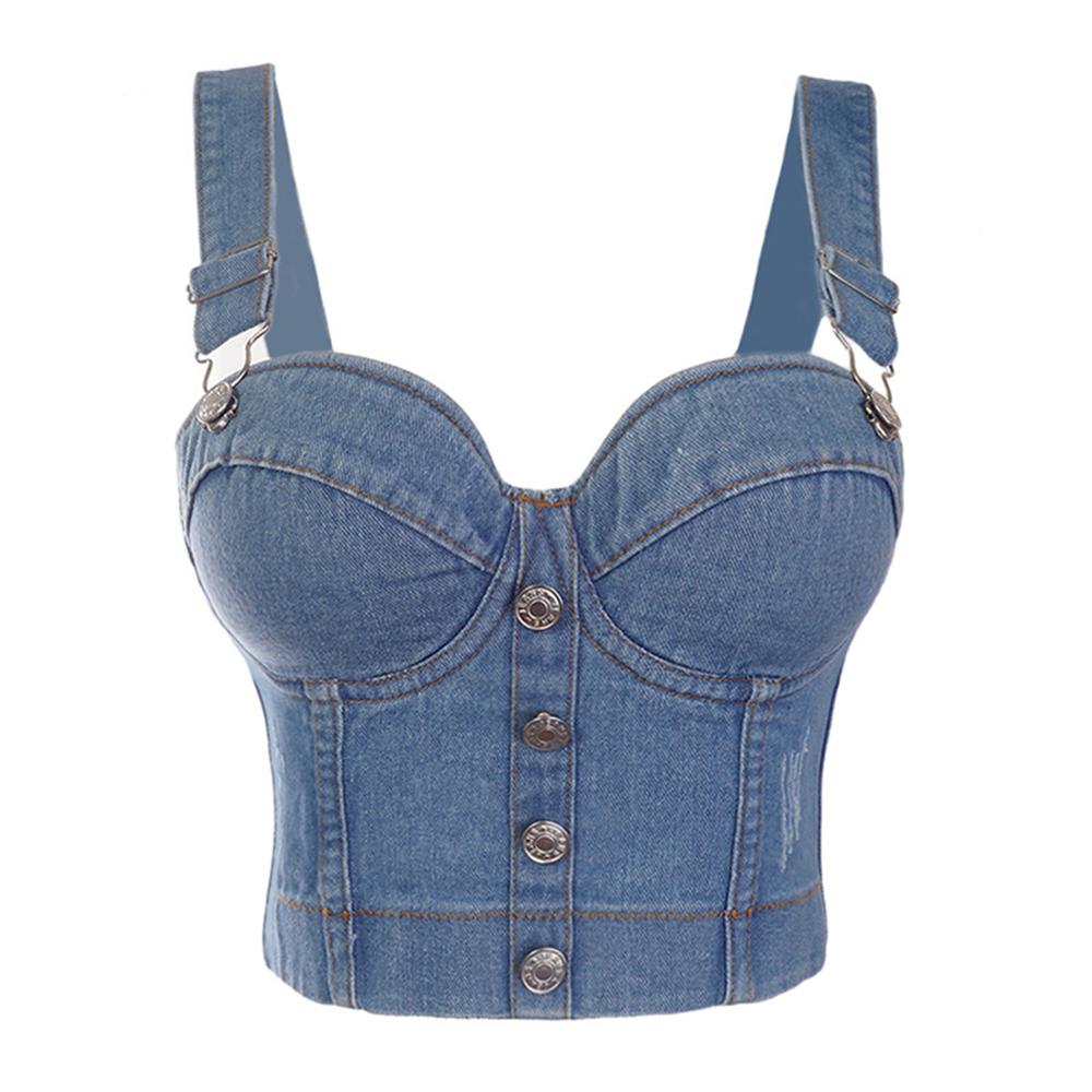 Mirla | Mode Sexiga Jeans Dam Kort Topp-Eva Jonsson