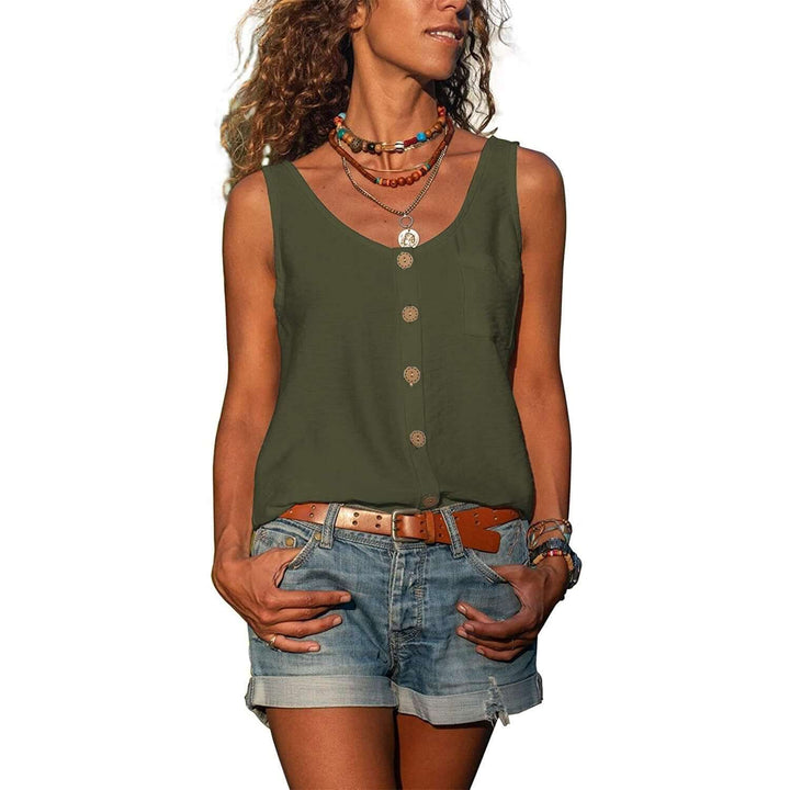 Mirla | Moderiktigt Elegant Dam Tanktop-Eva Jonsson