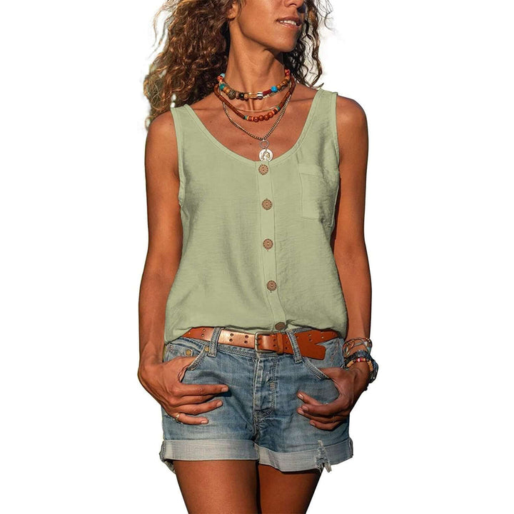 Mirla | Moderiktigt Elegant Dam Tanktop-Eva Jonsson