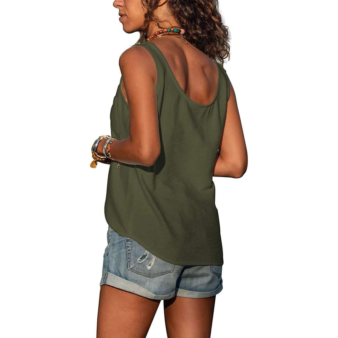 Mirla | Moderiktigt Elegant Dam Tanktop-Eva Jonsson
