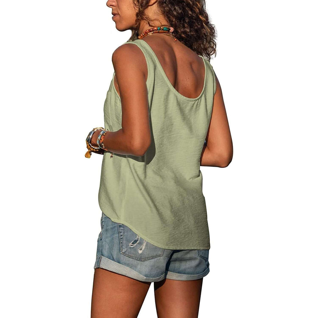 Mirla | Moderiktigt Elegant Dam Tanktop-Eva Jonsson
