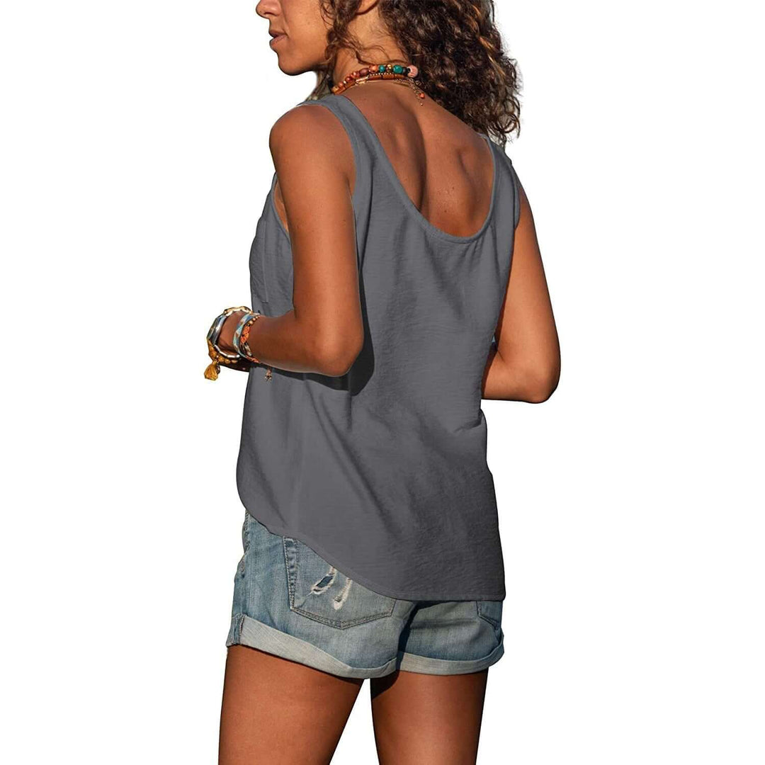 Mirla | Moderiktigt Elegant Dam Tanktop-Eva Jonsson