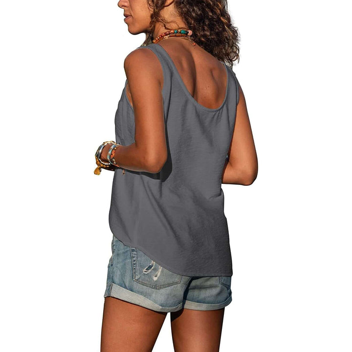 Mirla | Moderiktigt Elegant Dam Tanktop-Eva Jonsson