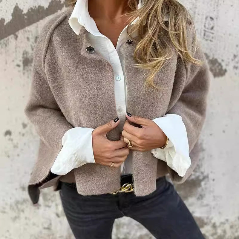 Mirla | Moderiktigt Ullcardigan för Kvinnor-Eva Jonsson