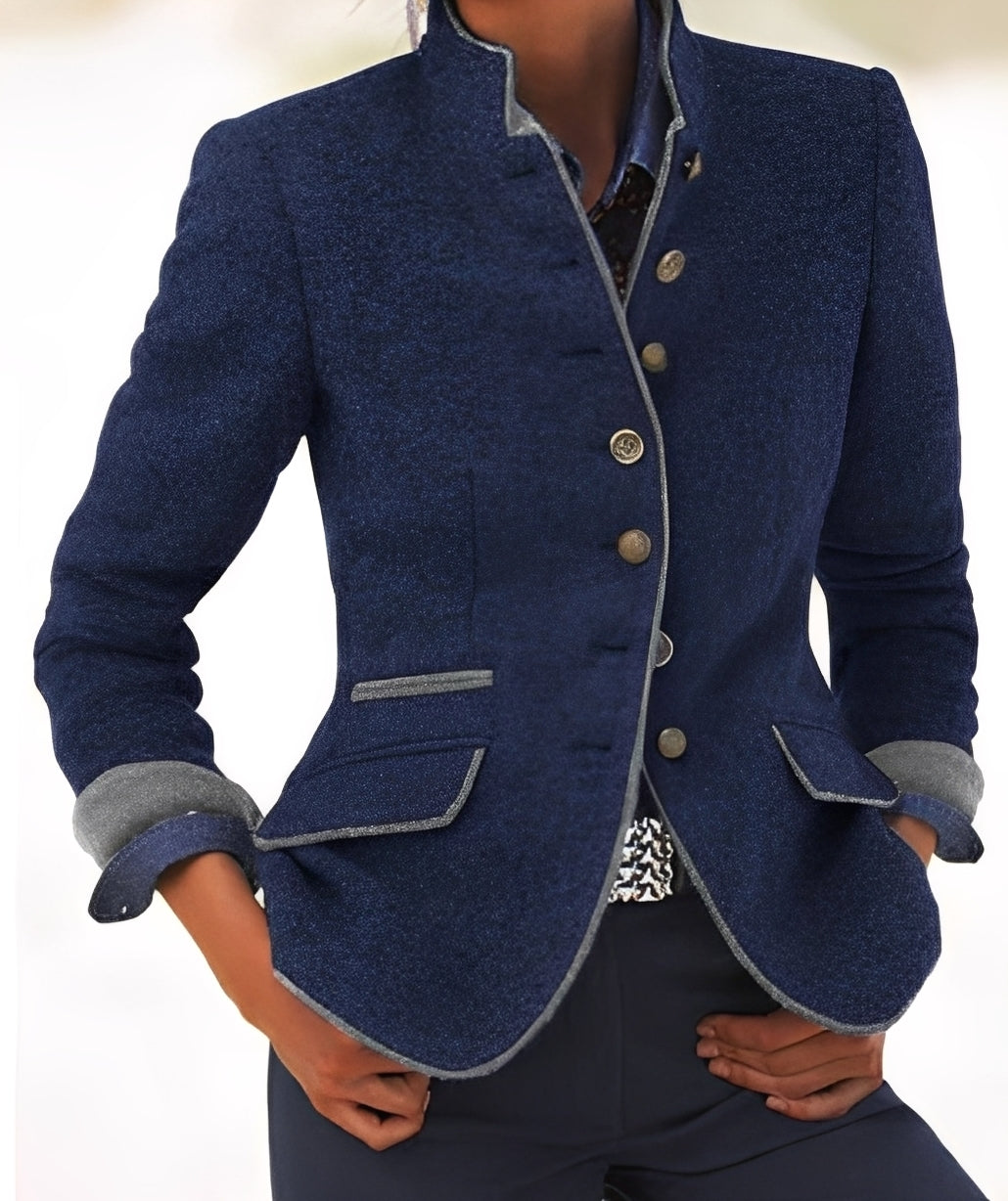 Mirla | Modern Damjacka med Fickor för Vardagen-Eva Jonsson