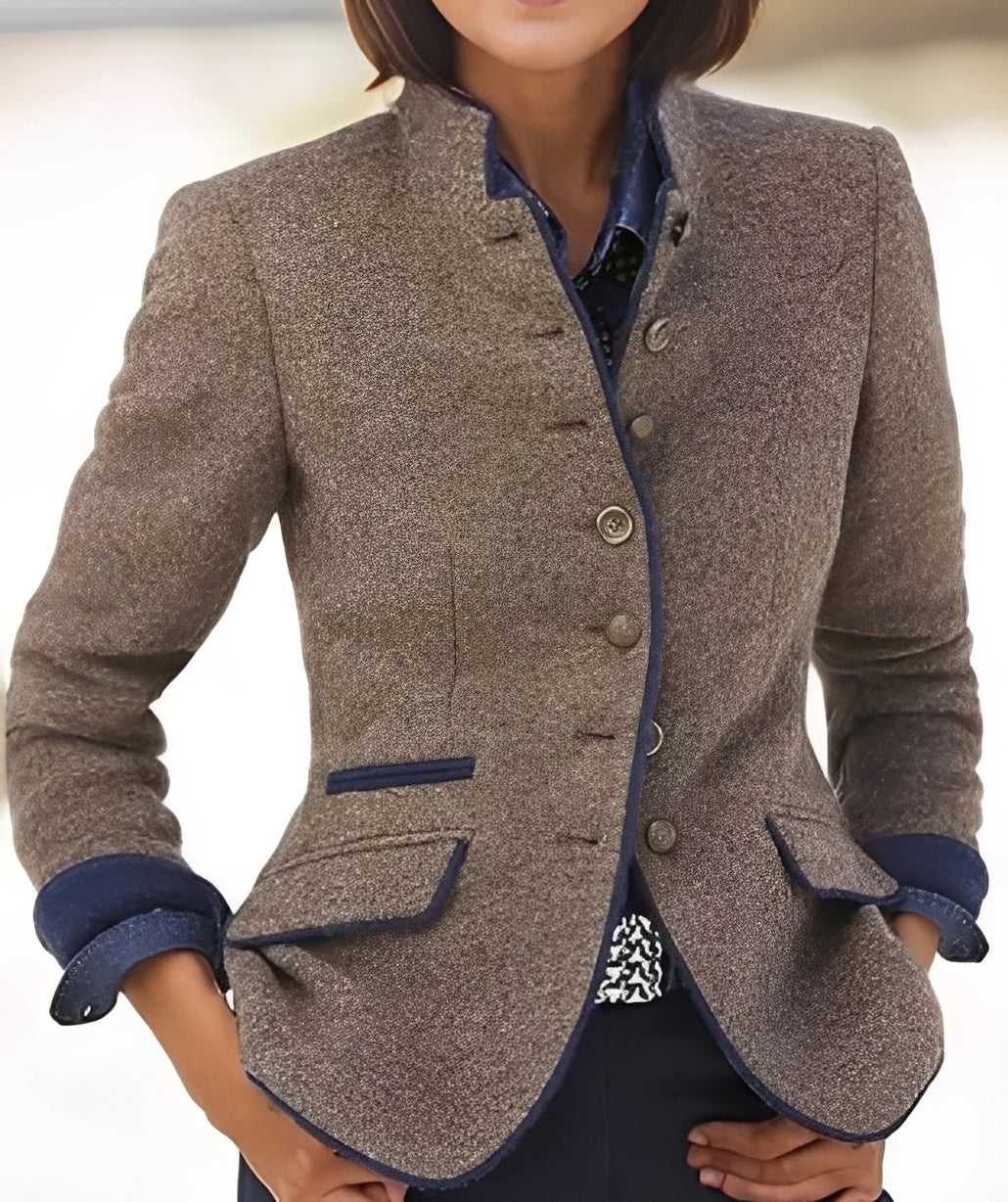 Mirla | Modern Damjacka med Fickor för Vardagen-Eva Jonsson