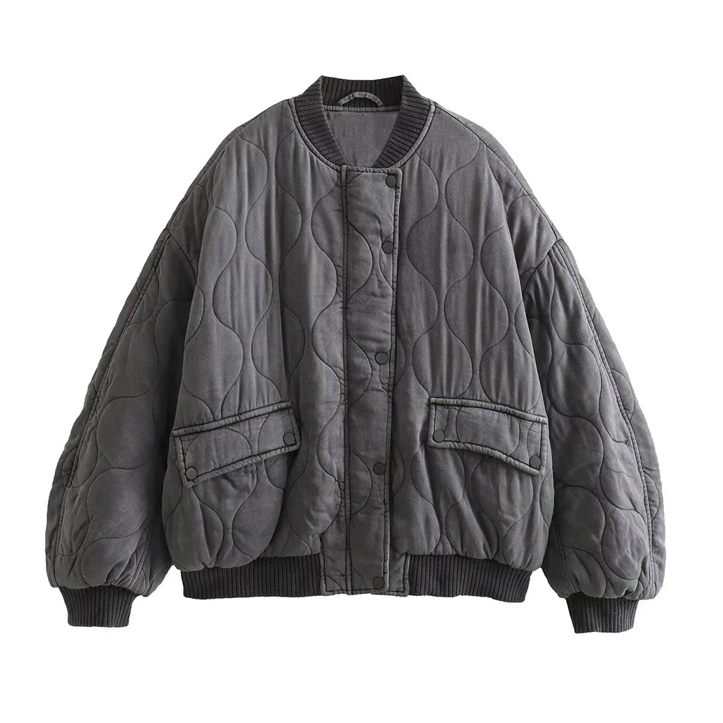 Mirla | Modern Quilted Winter Jacket For Women-Eva Jonsson