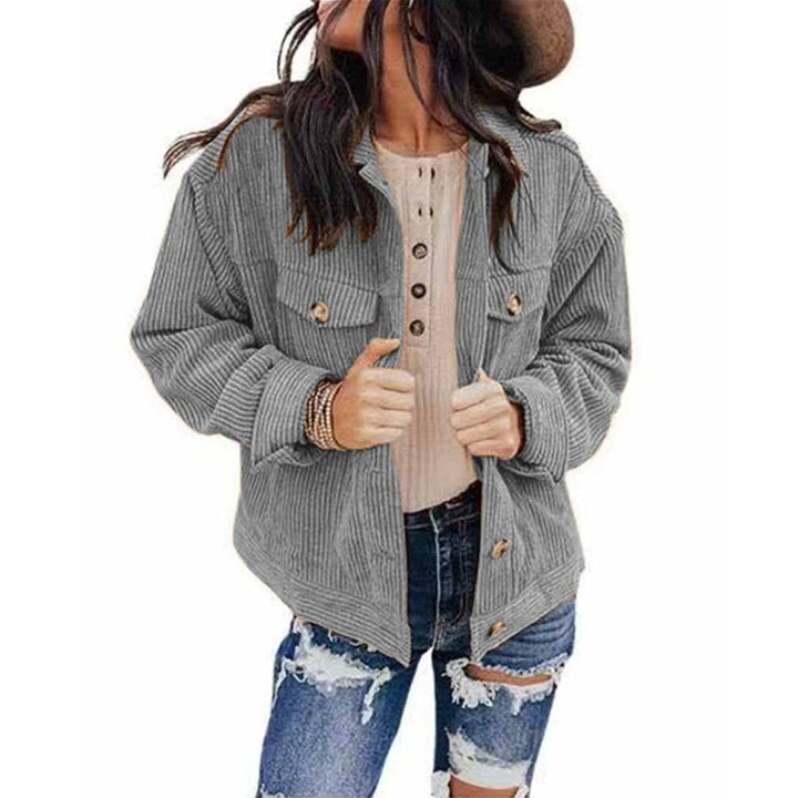Mirla | Modisch Oversize Skjortjacka-Eva Jonsson