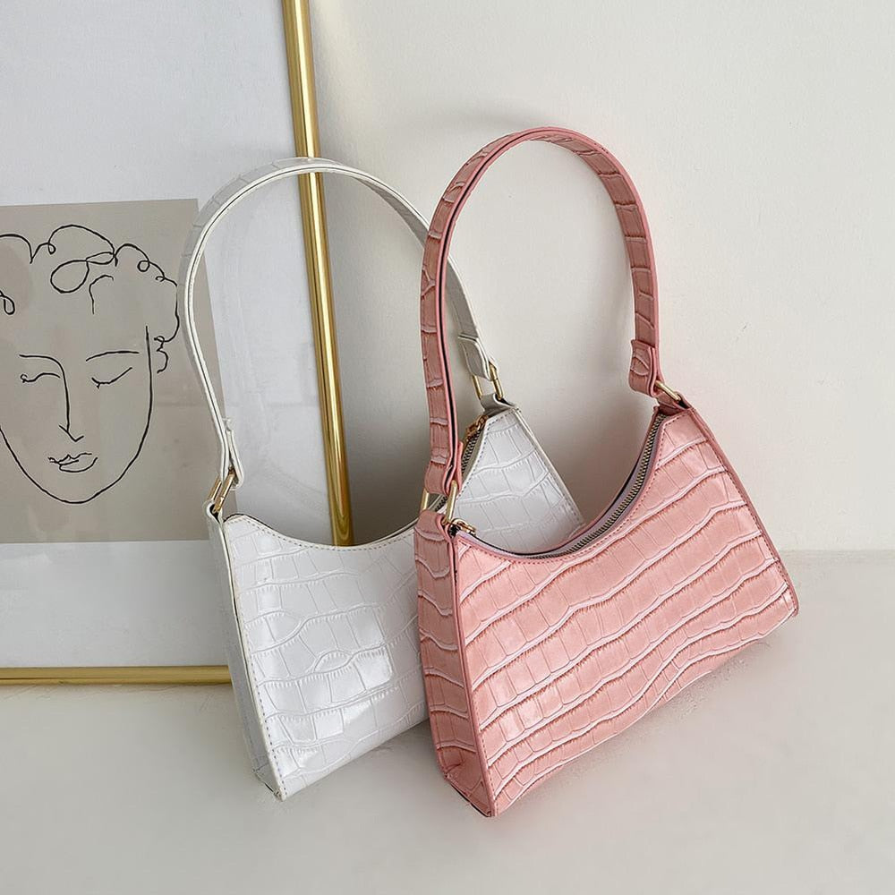 Mirla | Modische Exquisite Shoppingväska Tote Axelväskor Enfärgad Kettväska för Damer-Eva Jonsson