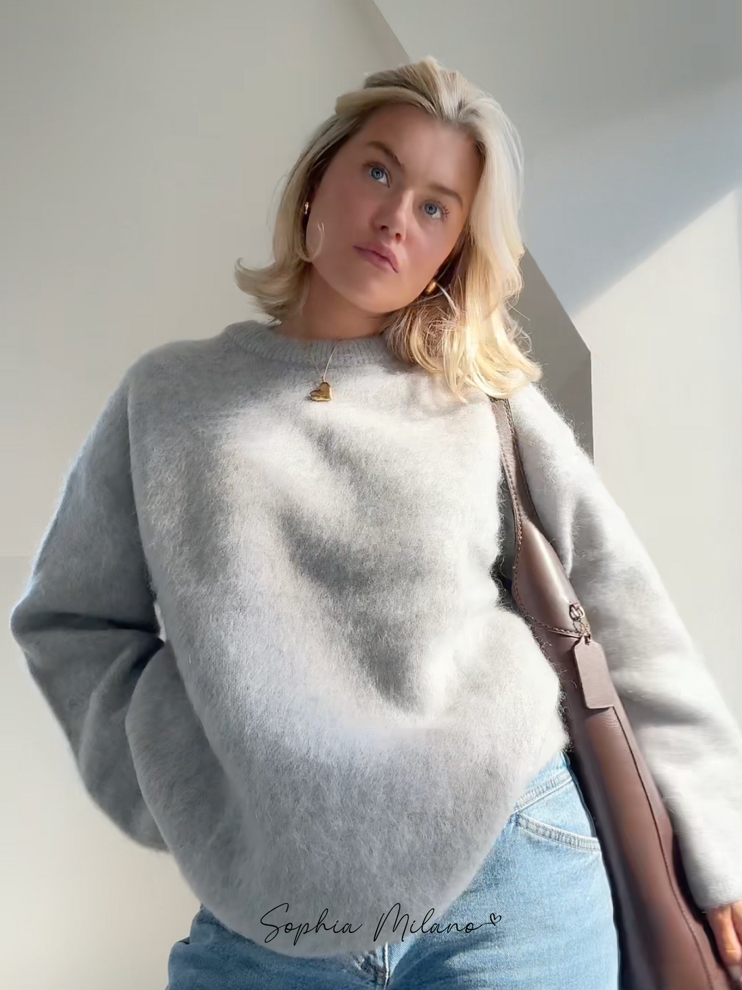 Mirla | Mohair Rundhalspullover-Eva Jonsson