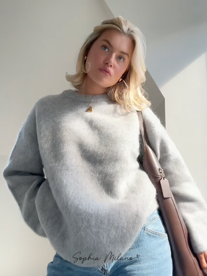 Mirla | Mohair Rundhalspullover-Eva Jonsson